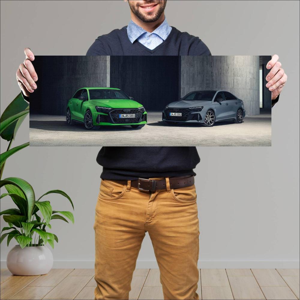Cuadro grande 30x80cm 2025 Audi RS3 Sportback 004 Audi