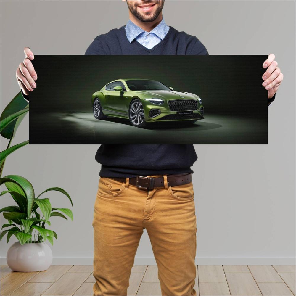 Cuadro grande 30x80cm 2025 Bentley Continental GT Speed 001 Bentley