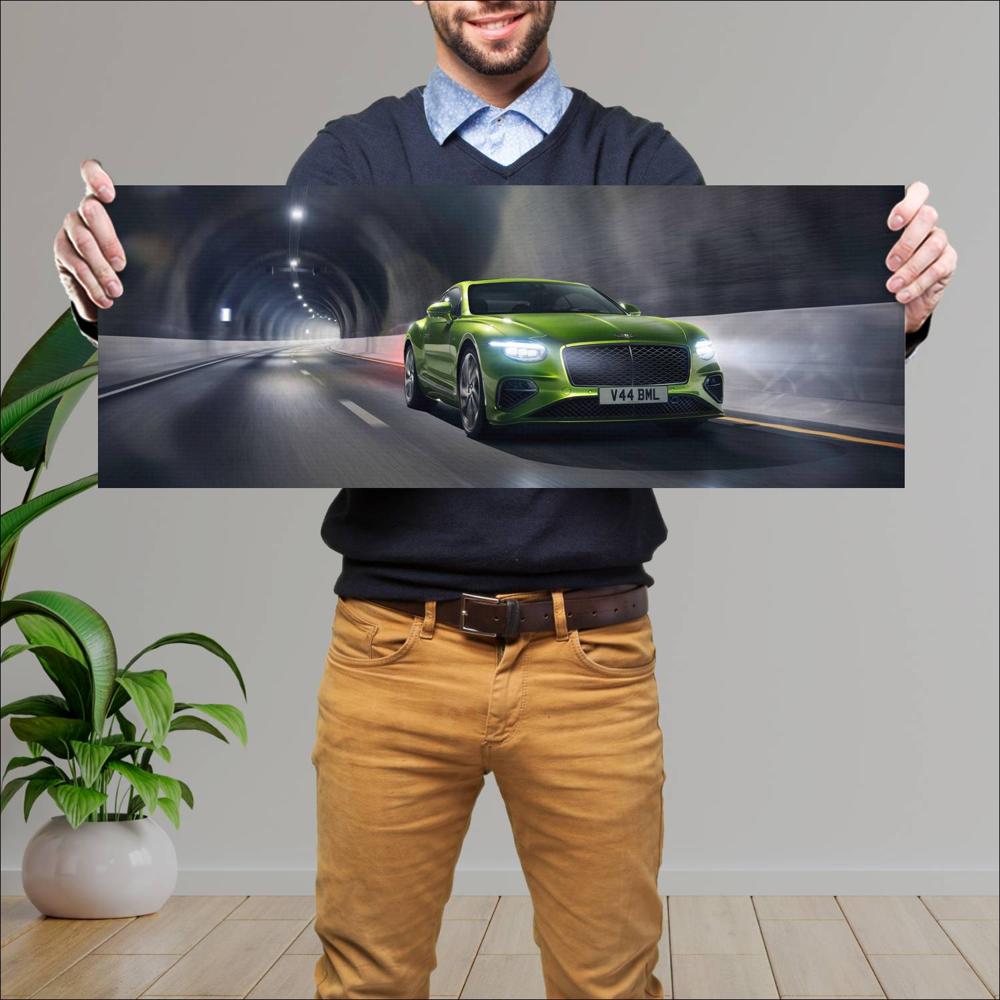Cuadro grande 30x80cm 2025 Bentley Continental GT Speed 006 Bentley