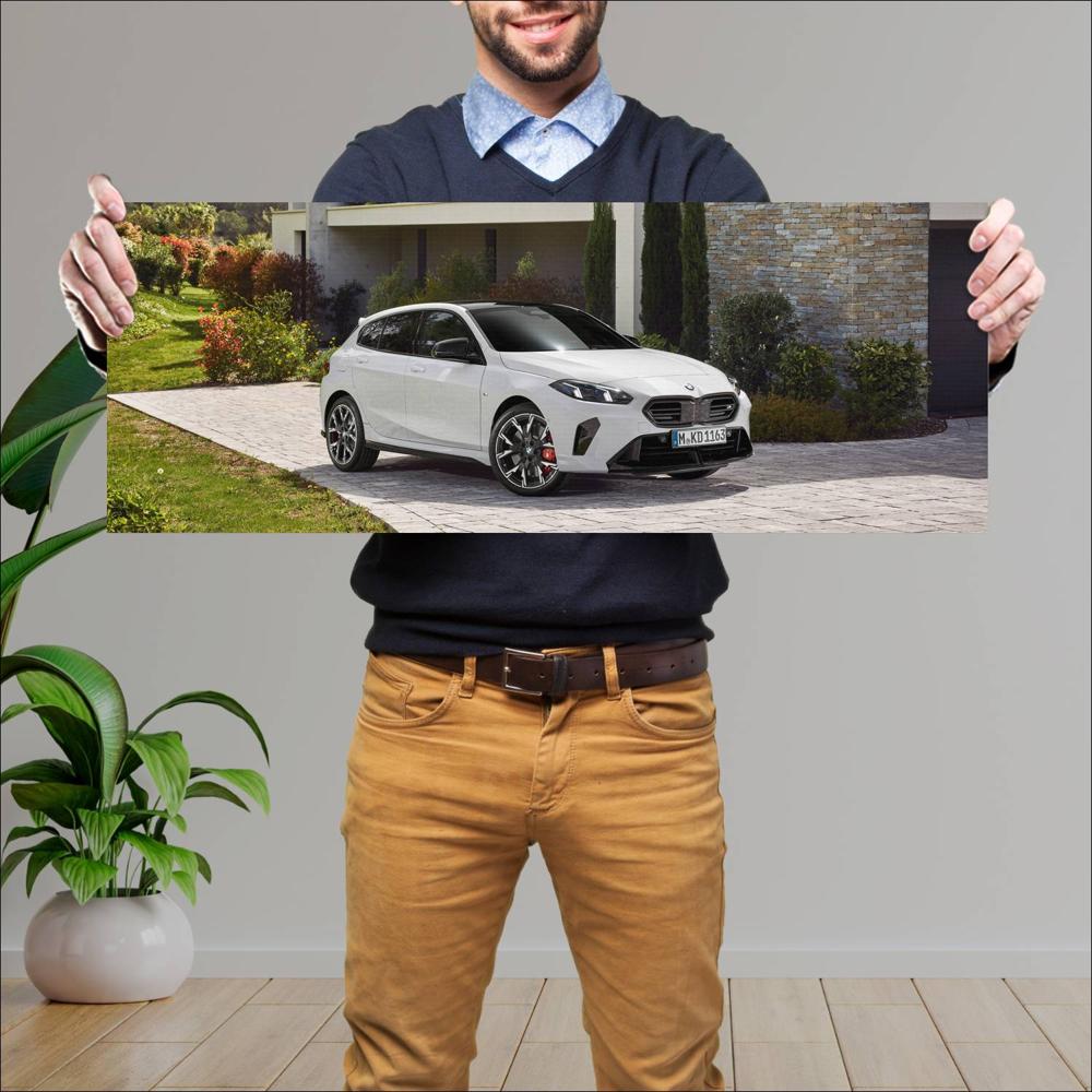 Cuadro grande 30x80cm 2025 BMW M135 xDrive 001 BMW
