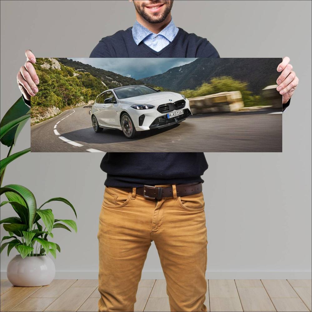 Cuadro grande 30x80cm 2025 BMW M135 xDrive 005 BMW