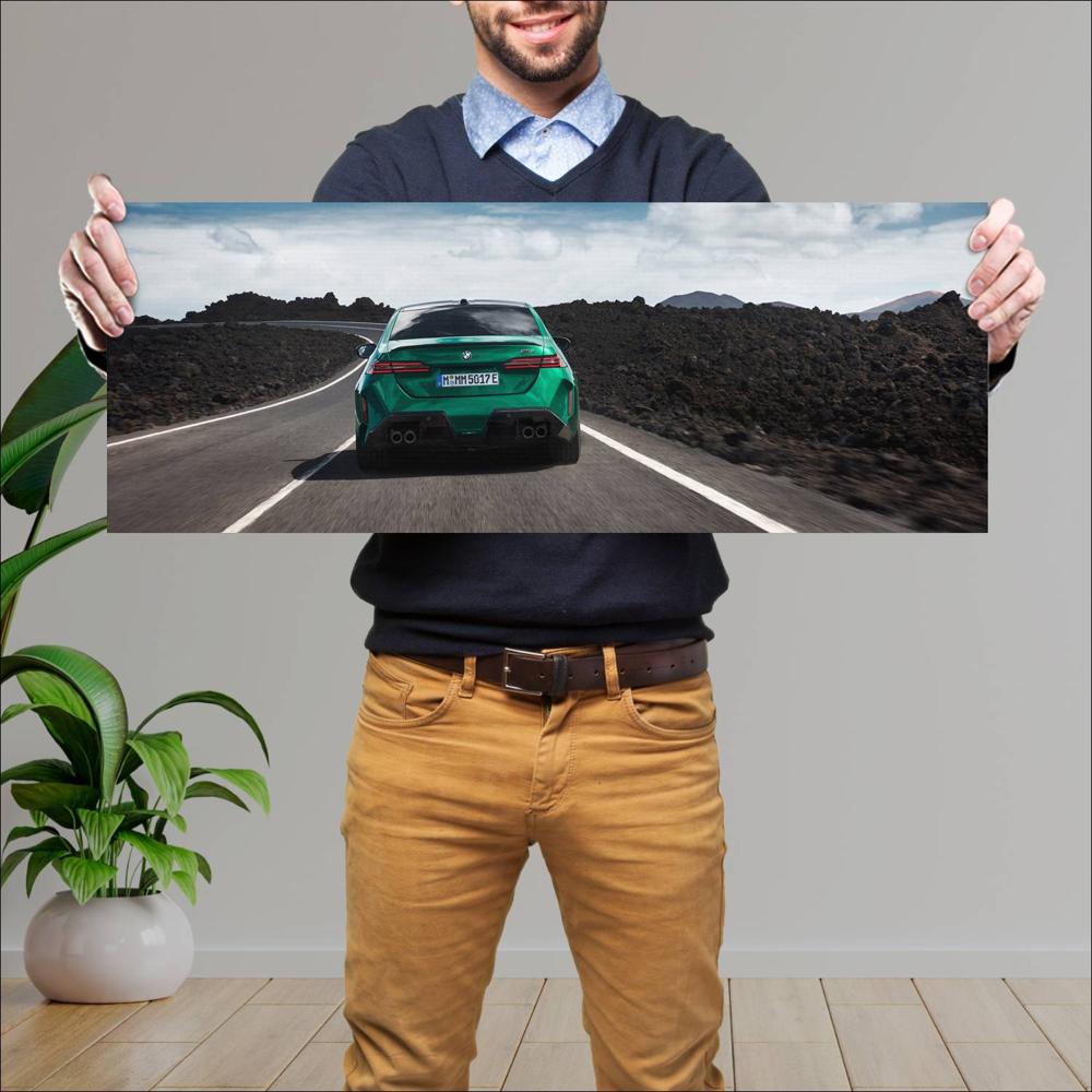 Cuadro grande 30x80cm 2025 BMW M5 007 BMW