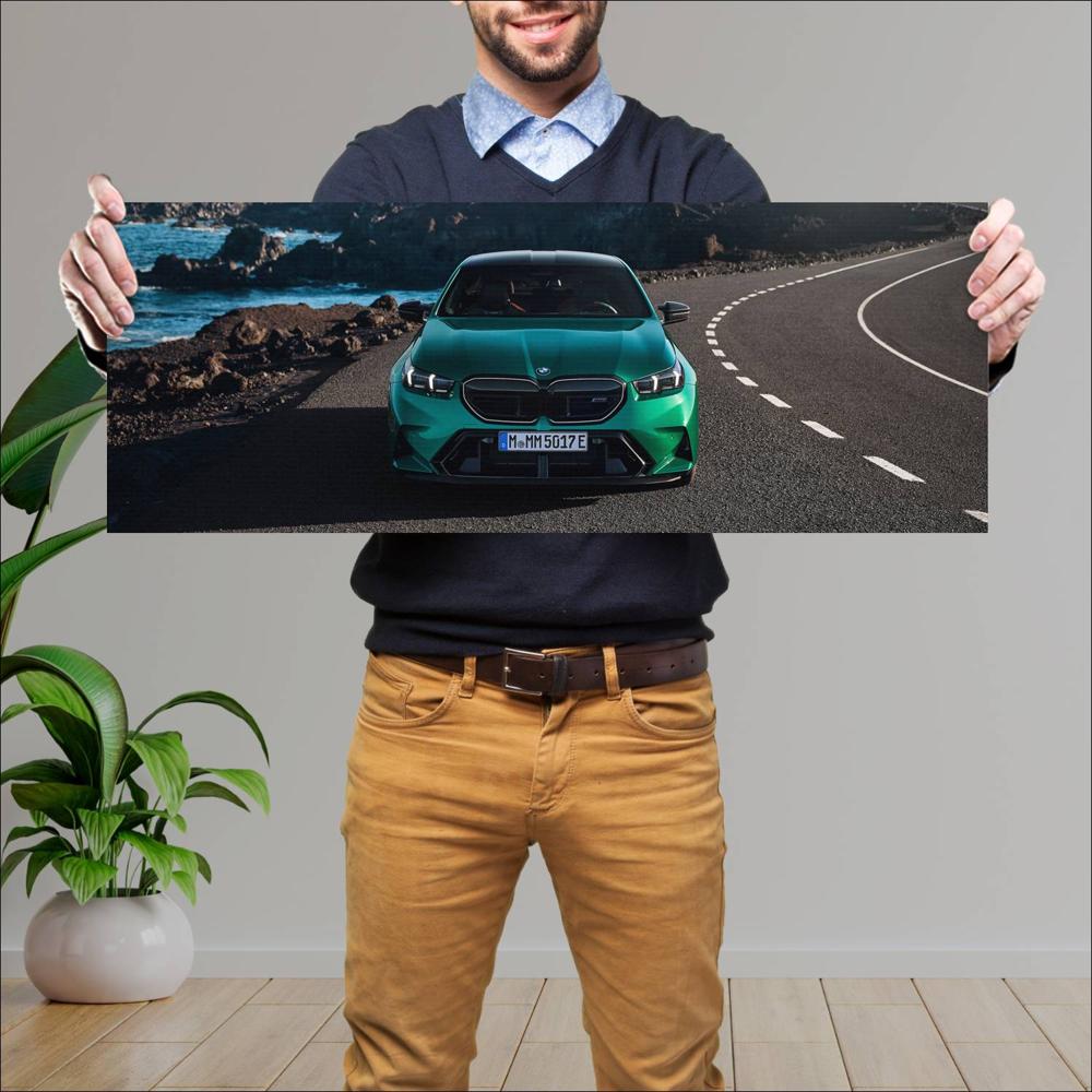 Cuadro grande 30x80cm 2025 BMW M5 008 BMW