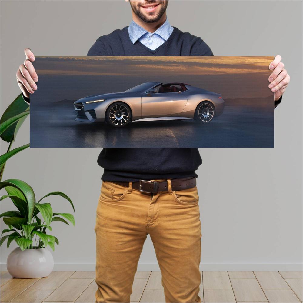 Cuadro grande 30x80cm 2025 BMW Skytop 001 BMW