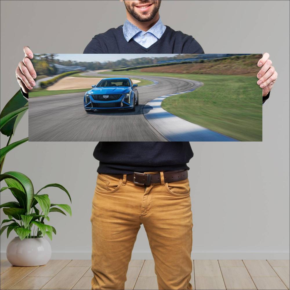 Cuadro grande 30x80cm 2025 Cadillac CT5 V Blackwing 004 Cadillac