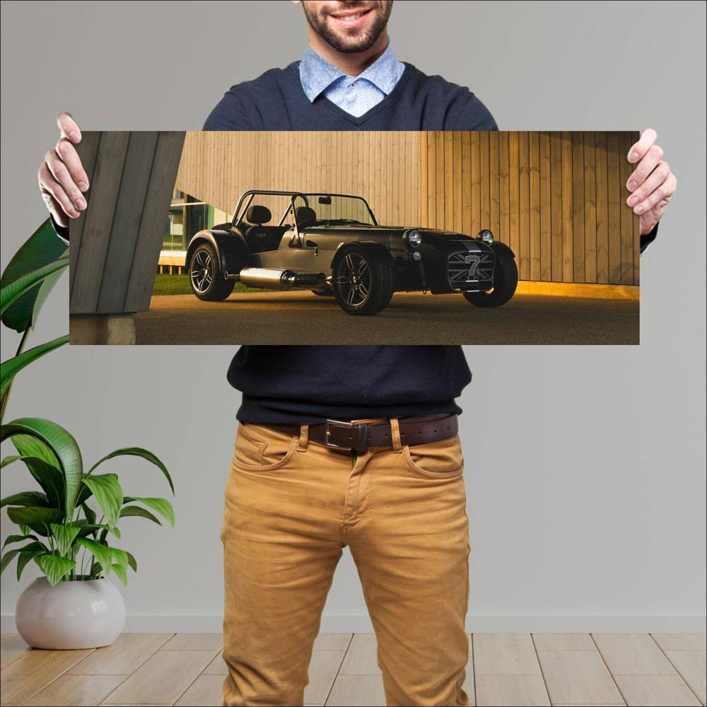 Cuadro grande 30x80cm 2025 Caterham Seven CSR Twenty 001 Caterham