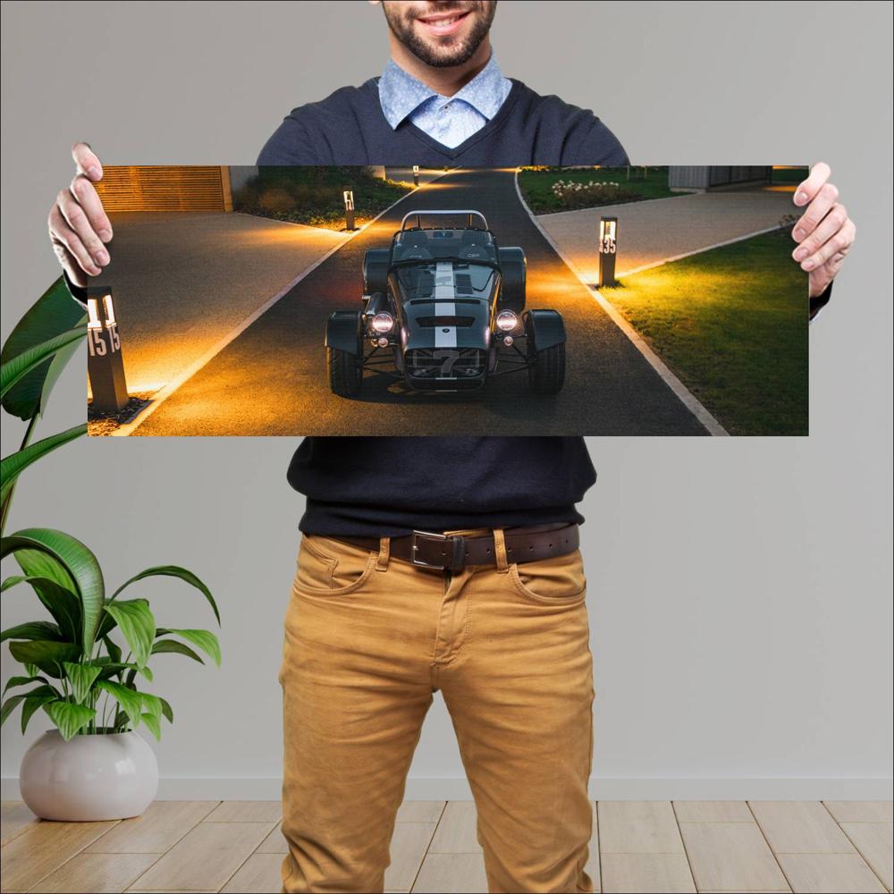 Cuadro grande 30x80cm 2025 Caterham Seven CSR Twenty 003 Caterham