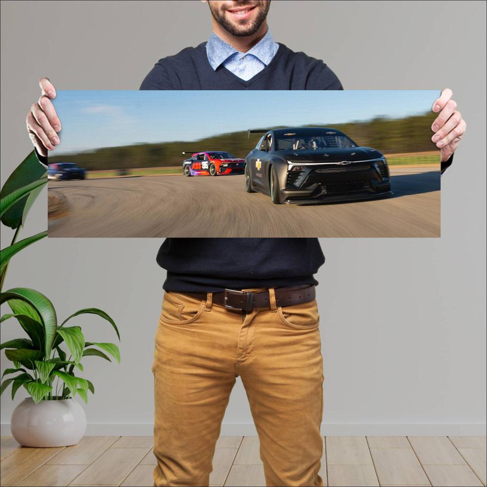 Cuadro grande 30x80cm 2025 Chevrolet Blazer EV.R NASCAR Concept 004 1440 Chevrolet