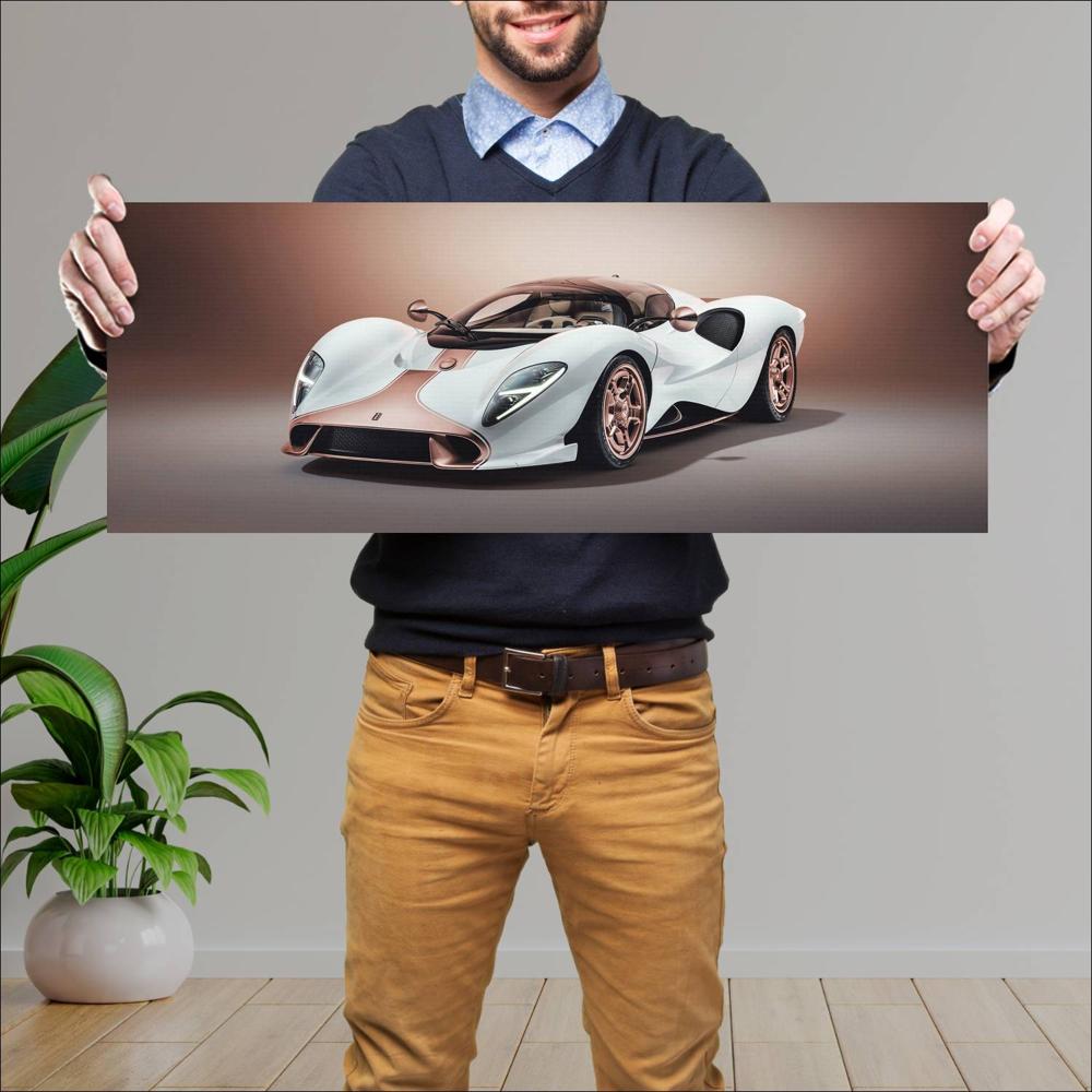 Cuadro grande 30x80cm 2025 De Tomaso P72 001 De