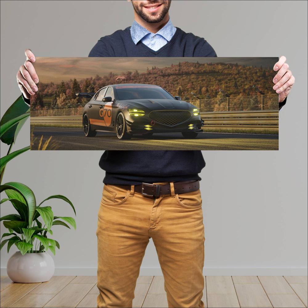 Cuadro grande 30x80cm 2025 Genesis G70 Track Day Special Concept 001 144 Genesis