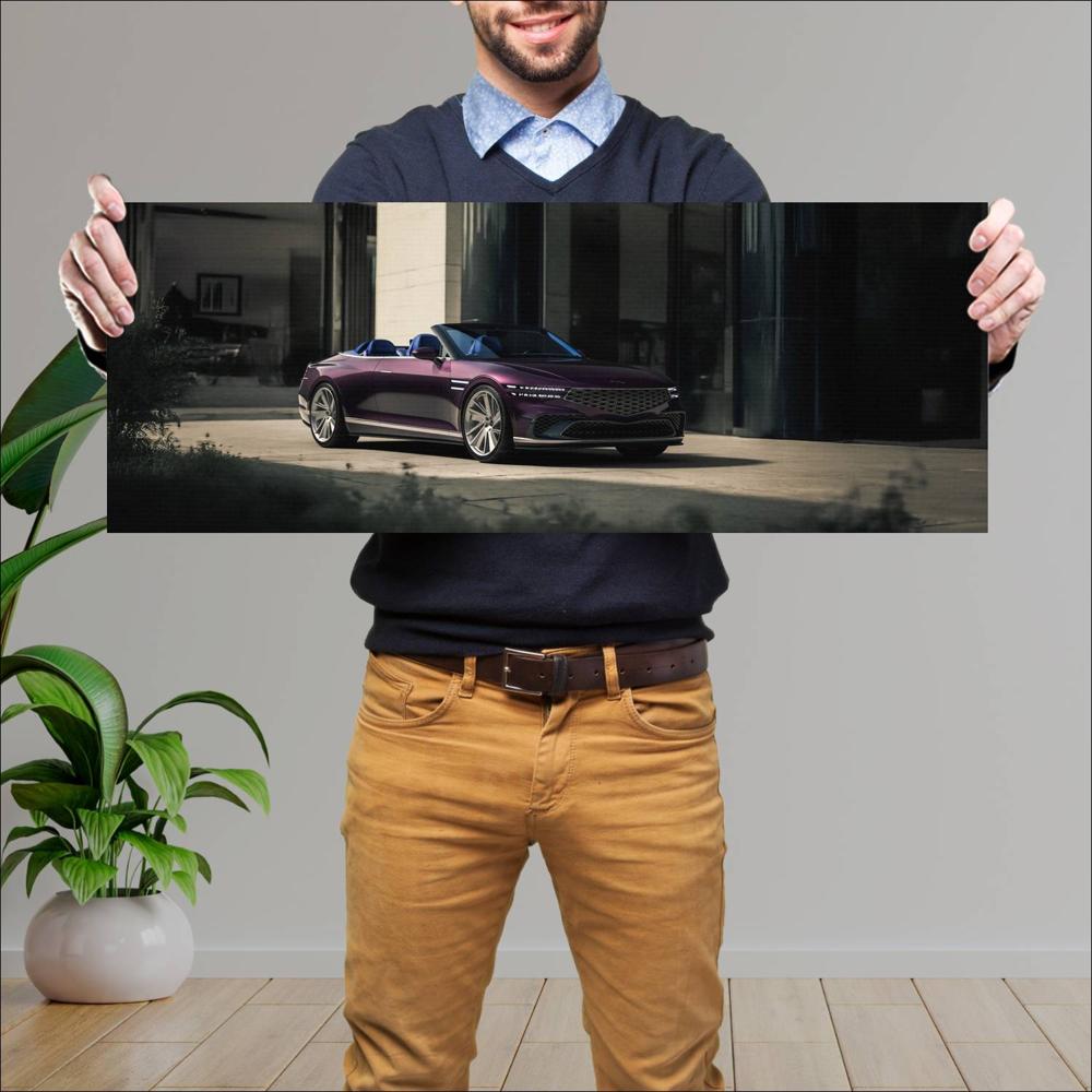 Cuadro grande 30x80cm 2025 Genesis X Gran Coupe and Convertible Concept Genesis