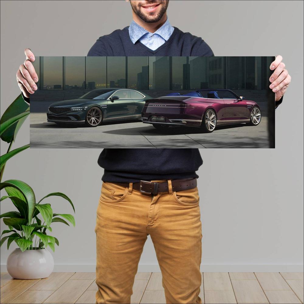 Cuadro grande 30x80cm 2025 Genesis X Gran Coupe and Convertible Concept Genesis