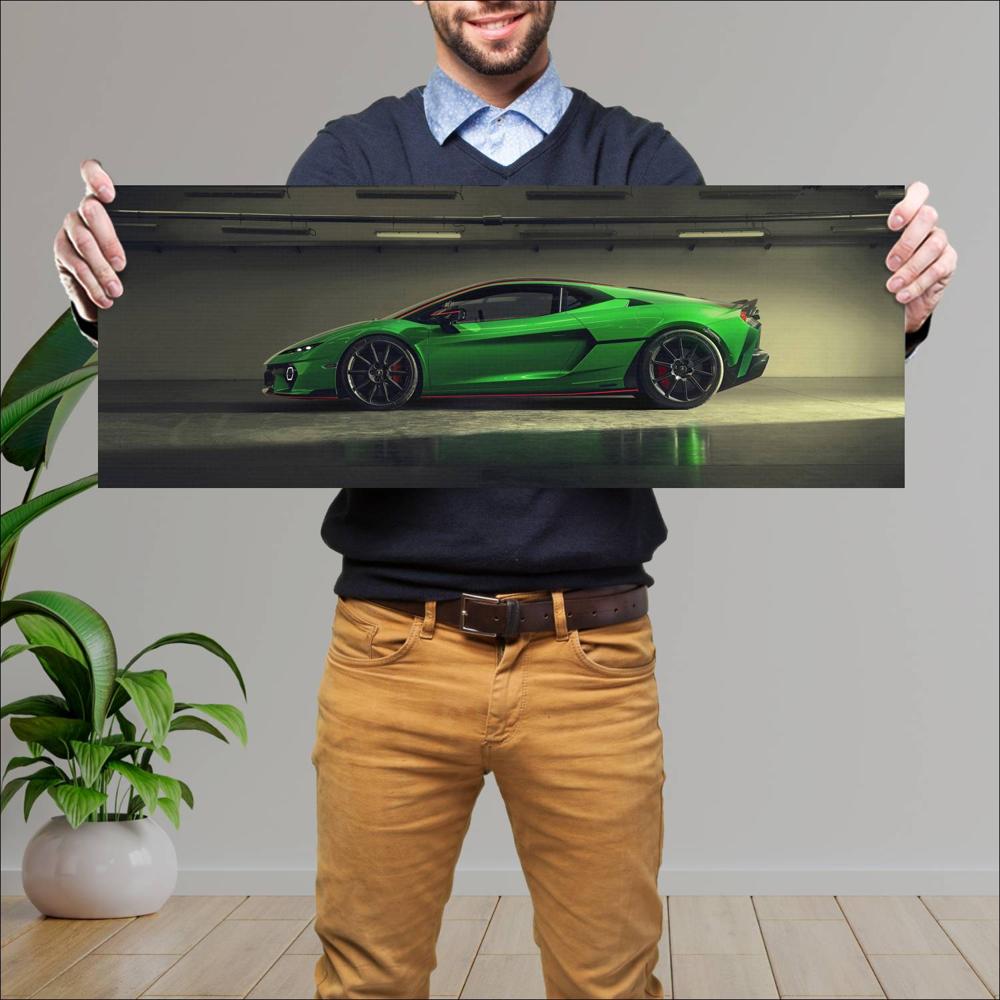 Cuadro grande 30x80cm 2025 Lamborghini Temerario 007 Lamborghini