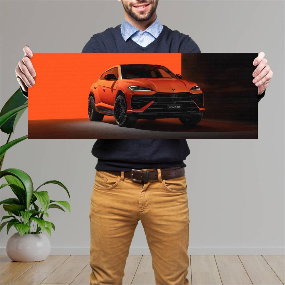 Cuadro grande 30x80cm 2025 Lamborghini Urus SE 001 Lamborghini
