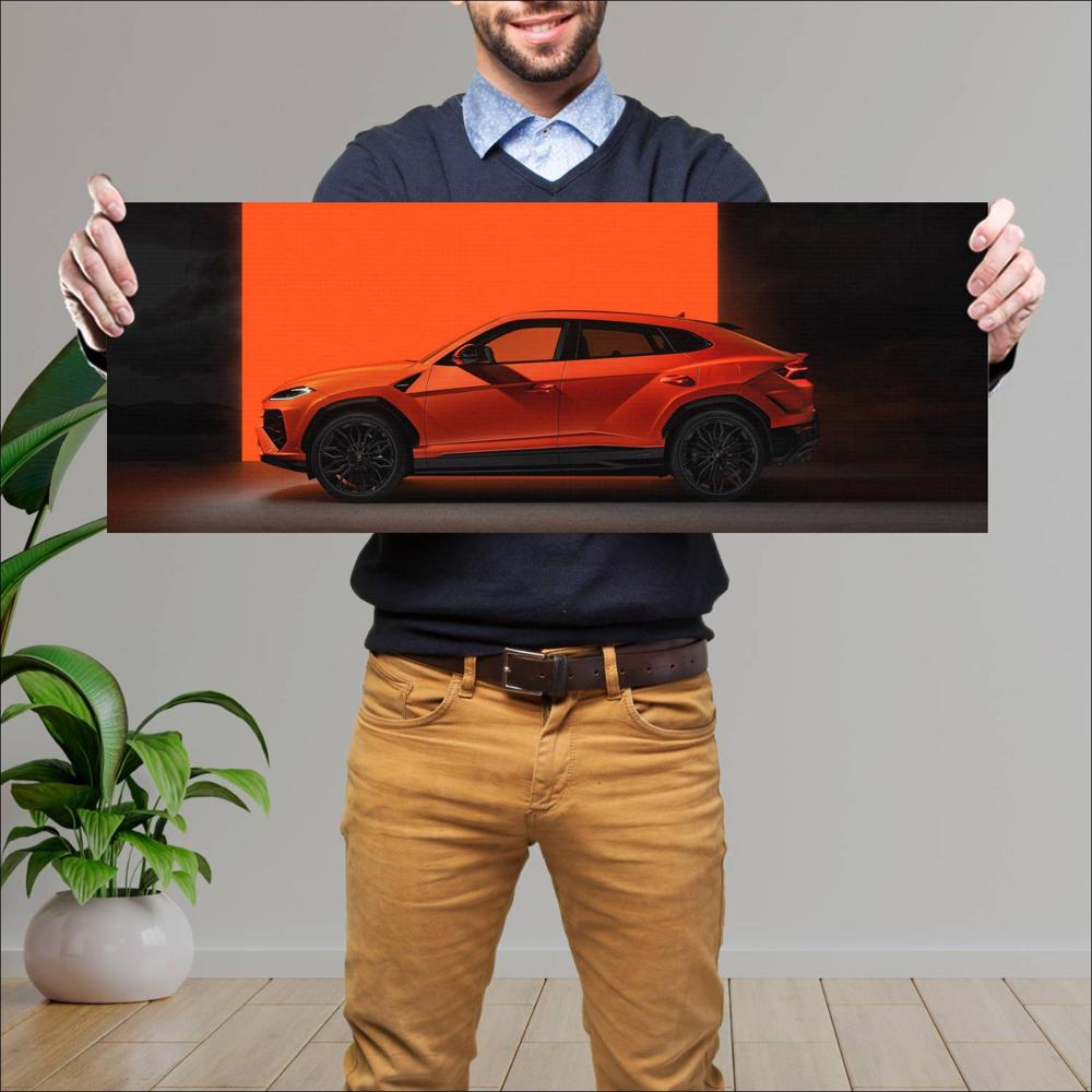 Cuadro grande 30x80cm 2025 Lamborghini Urus SE 002 Lamborghini