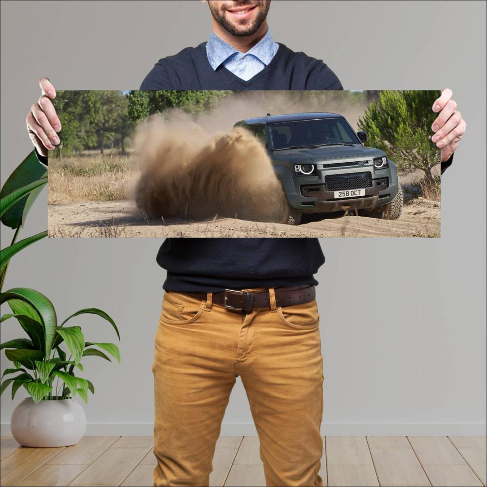 Cuadro grande 30x80cm 2025 Land Rover Defender Octa 004 Land