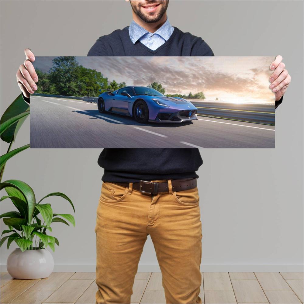 Cuadro grande 30x80cm 2025 Maserati GT2 Stradale 001 Maserati
