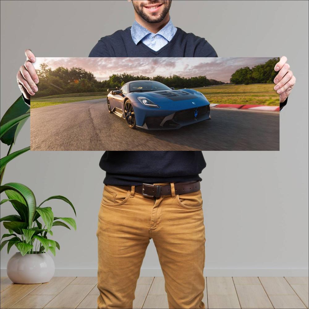 Cuadro grande 30x80cm 2025 Maserati GT2 Stradale 005 Maserati