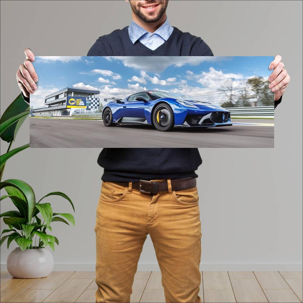 Cuadro grande 30x80cm 2025 Maserati GT2 Stradale 008 Maserati
