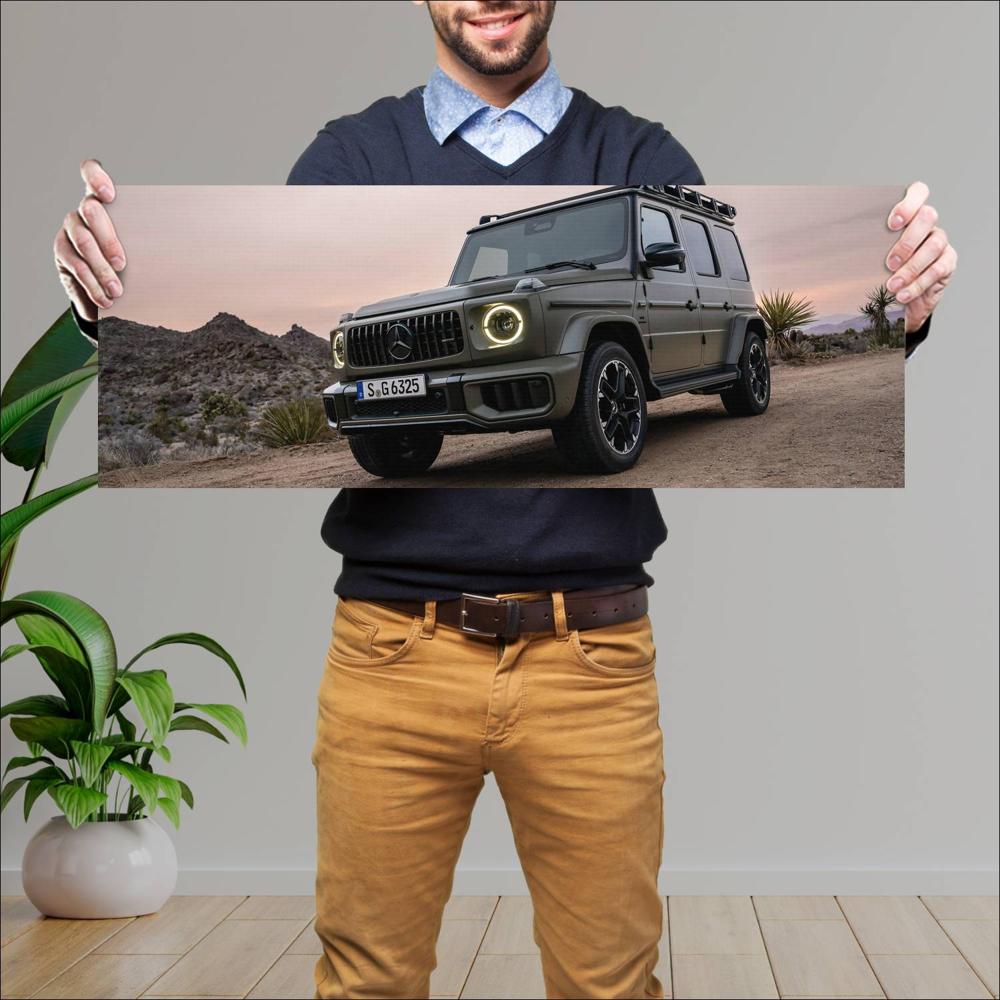 Cuadro grande 30x80cm 2025 Mercedes AMG G63 001 Mercedes