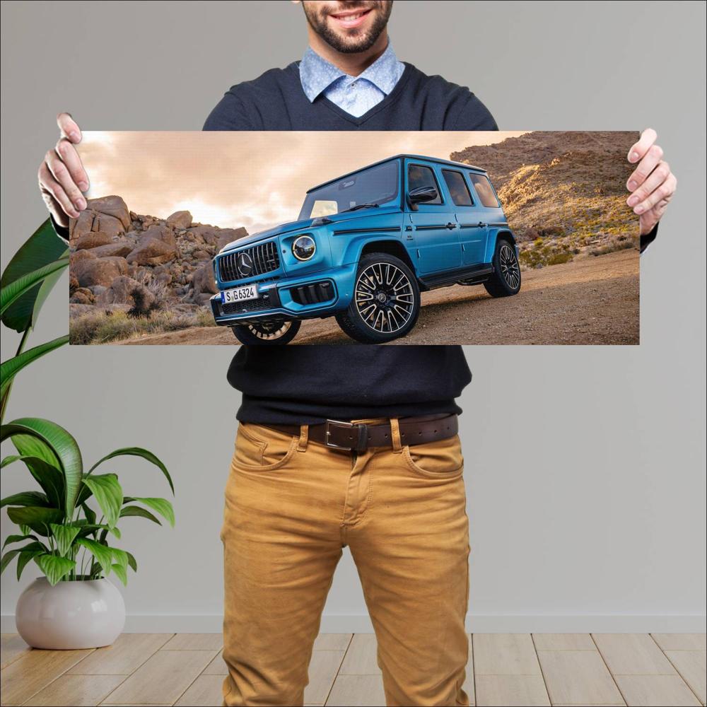 Cuadro grande 30x80cm 2025 Mercedes AMG G63 005 Mercedes