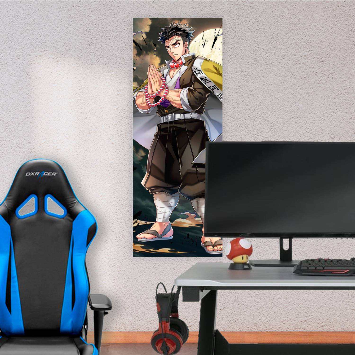Cuadro grande 30x80cm Himejima Gyoumei Kimetsu no Yaiba