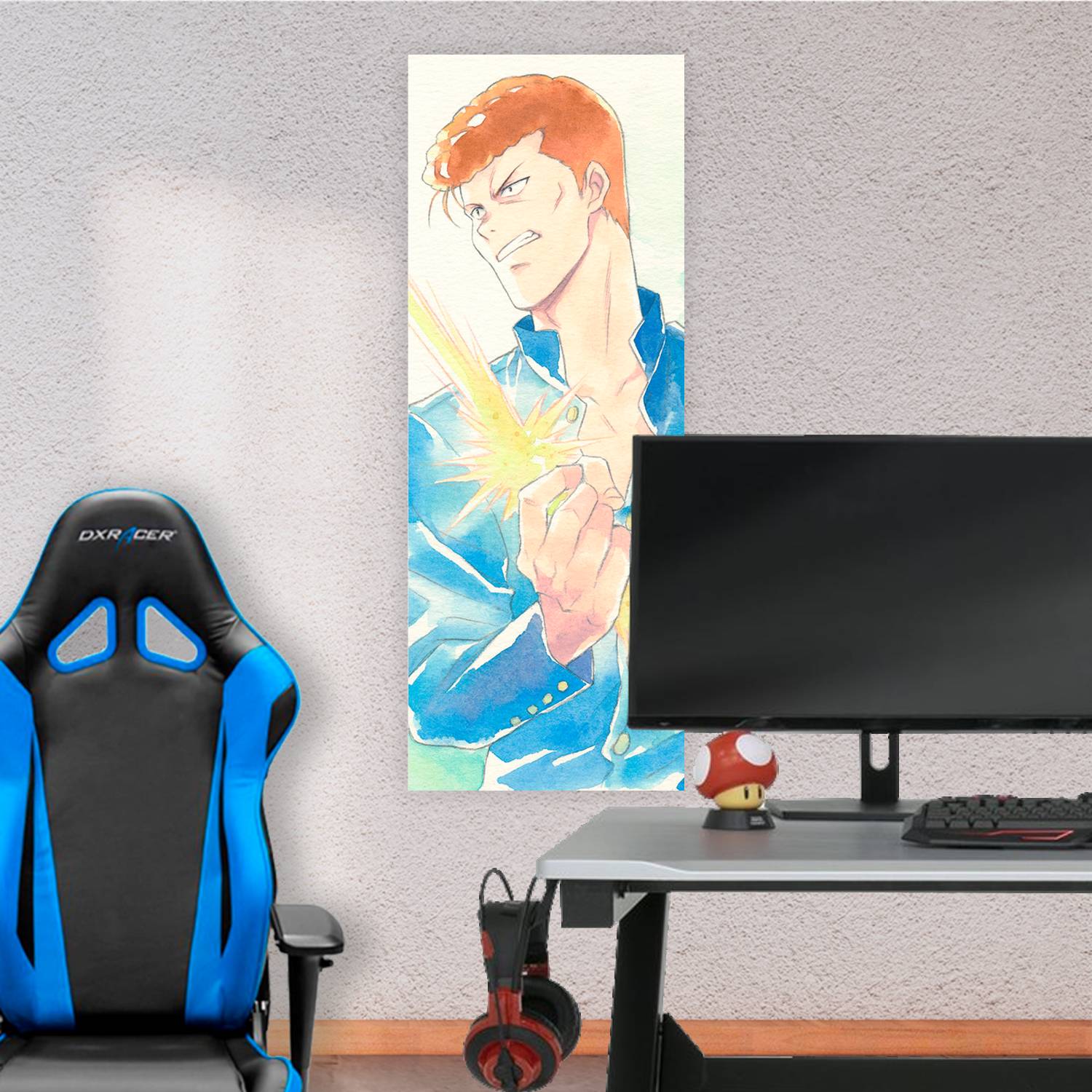 Cuadro grande 30x80cm Kazuma Kuwabara Yuyu Hakusho