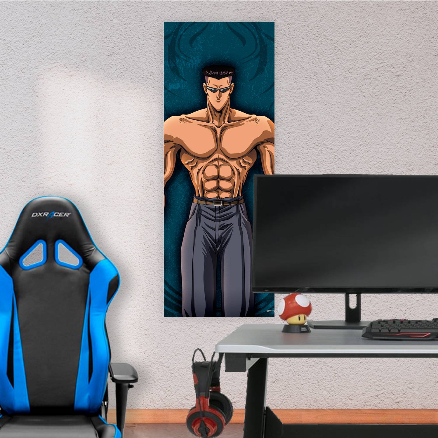 Cuadro grande 30x80cm Toguro el Menor Yuyu Hakusho