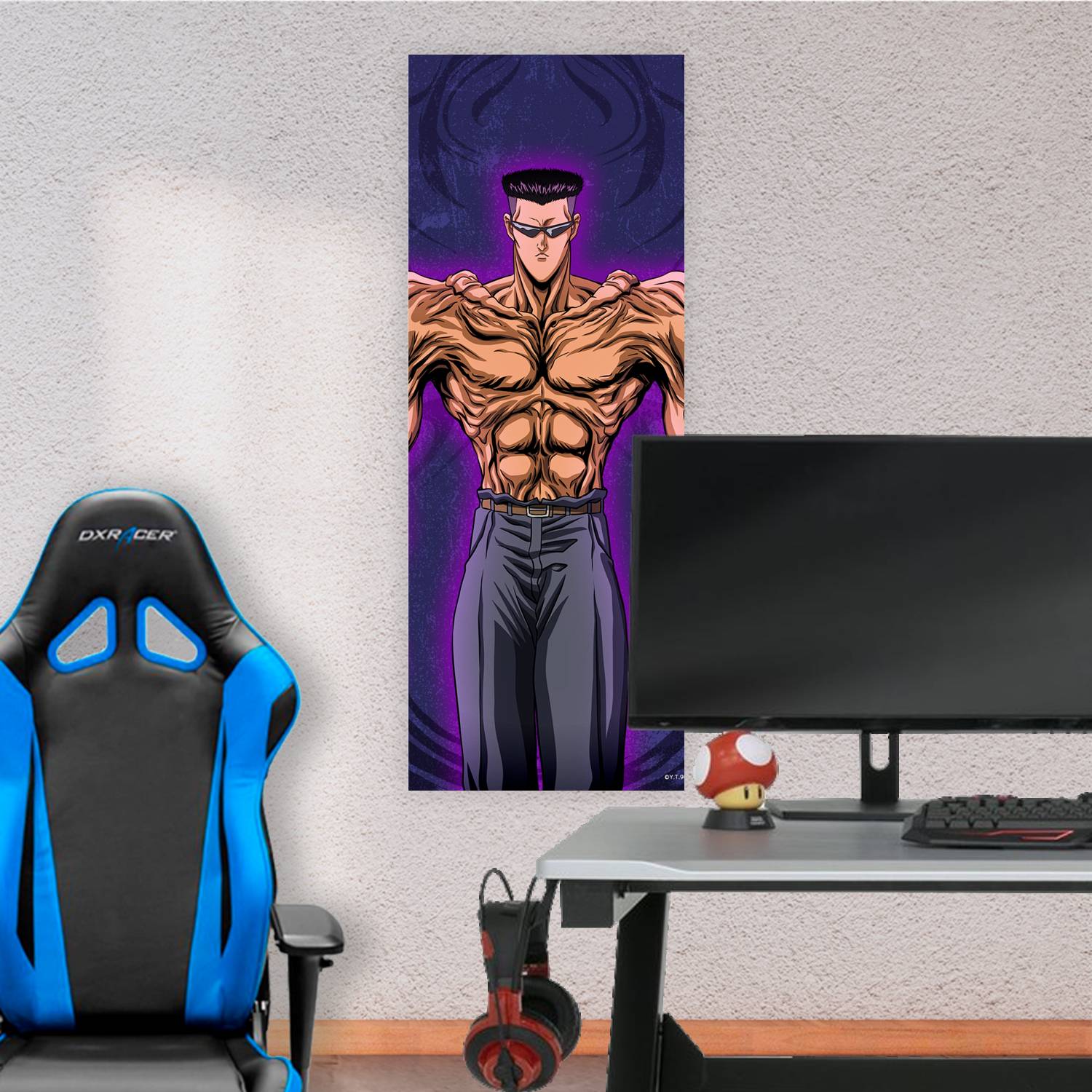 Cuadro grande 30x80cm Toguro 80 por ciento Yuyu Hakusho