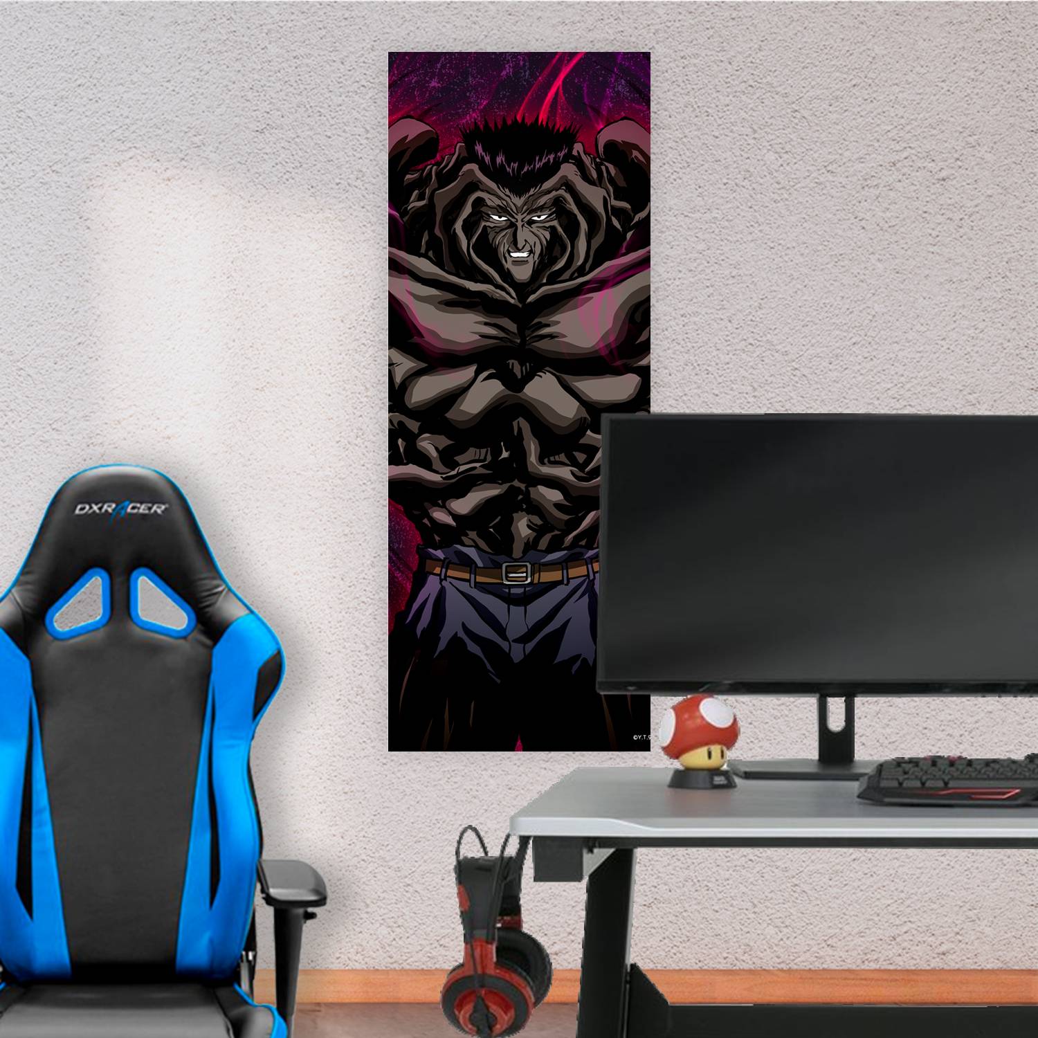 Cuadro grande 30x80cm Toguro 120 por ciento Yuyu Hakusho