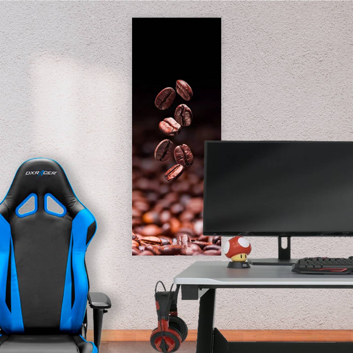 Cuadro grande 30x80cm Cafe Granos cafe Comida