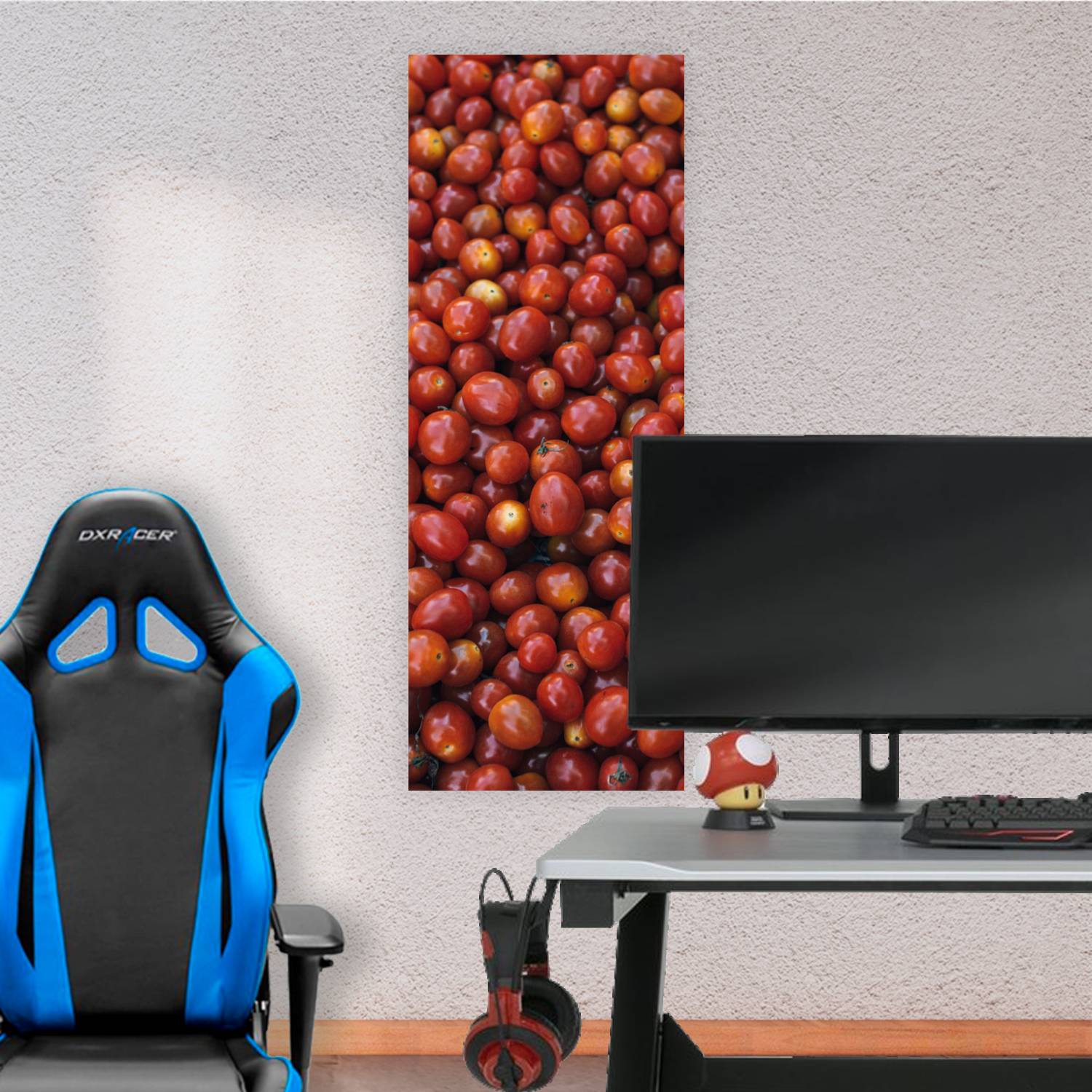 Cuadro grande 30x80cm tomate fondo Comida