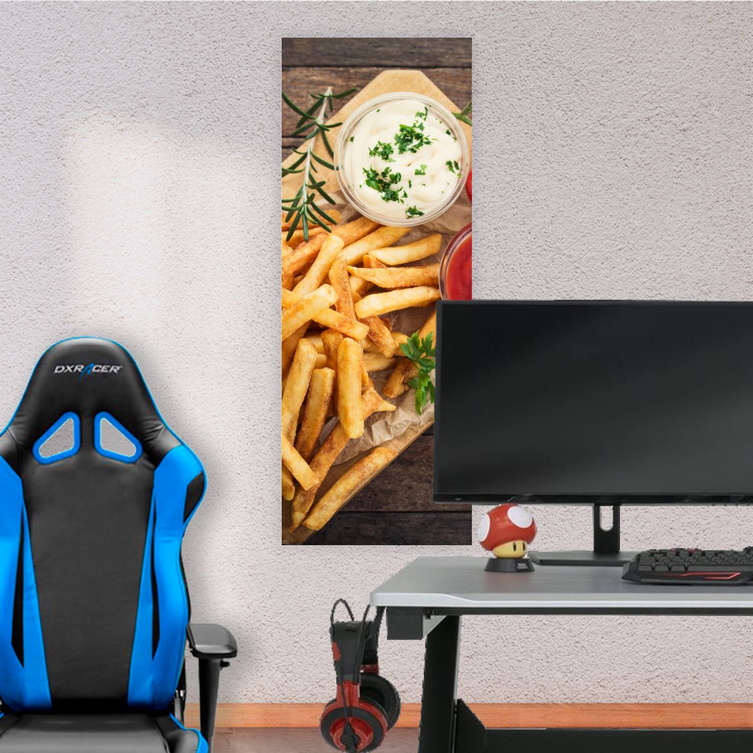 Cuadro grande 30x80cm papas fritas gourmet Comida