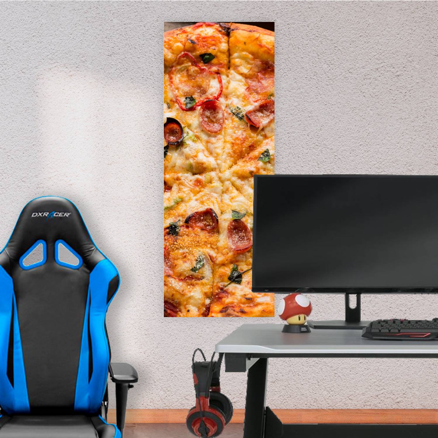 Cuadro grande 30x80cm pizza muzzarella Comida