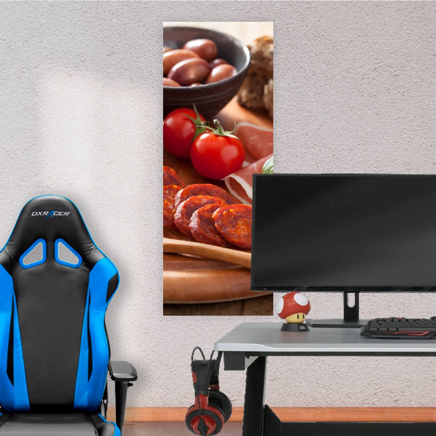 Cuadro grande 30x80cm picada italiana Comida