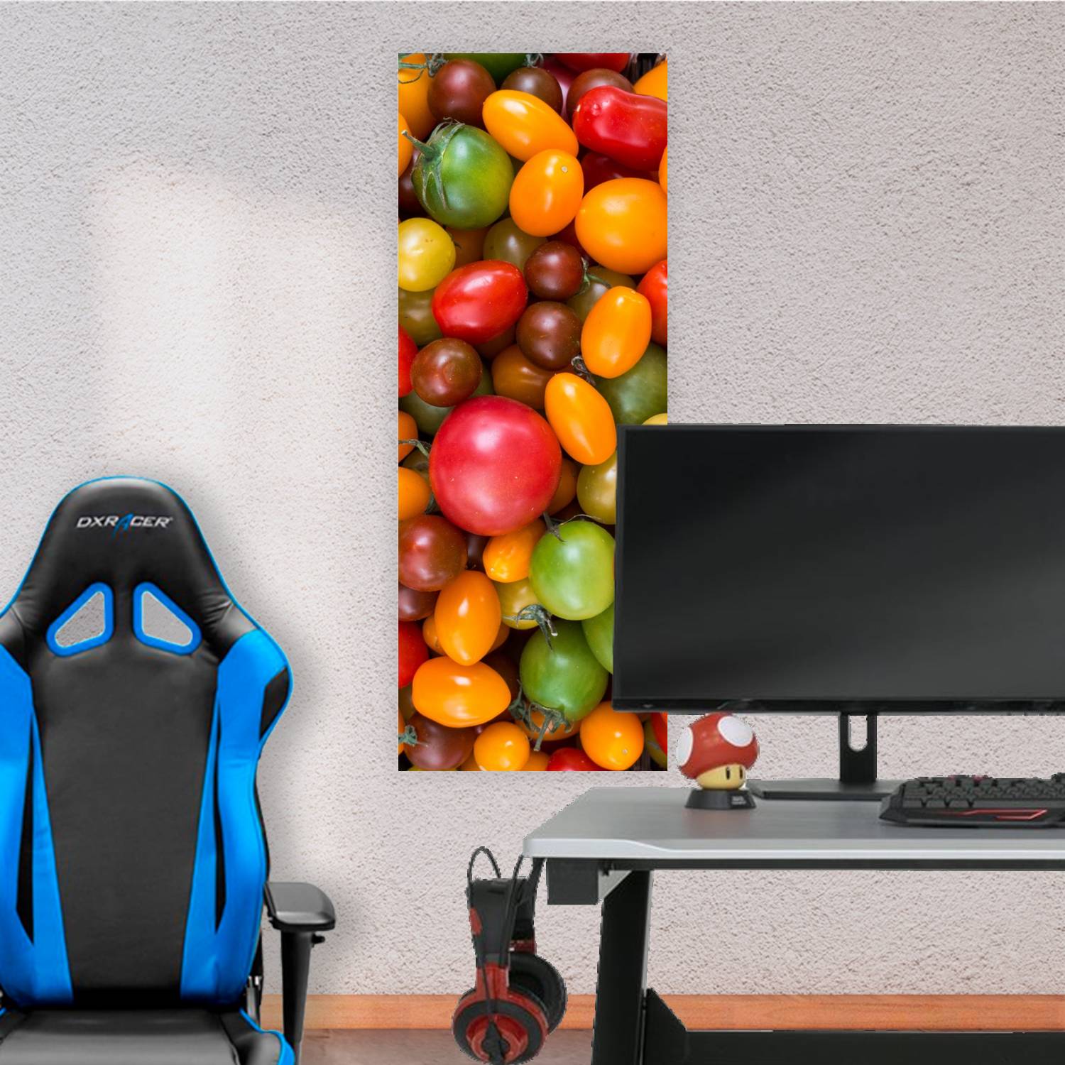 Cuadro grande 30x80cm variedad de verduras Comida