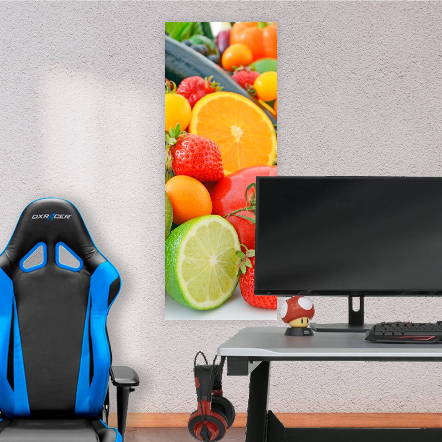 Cuadro grande 30x80cm variedad de frutas Comida