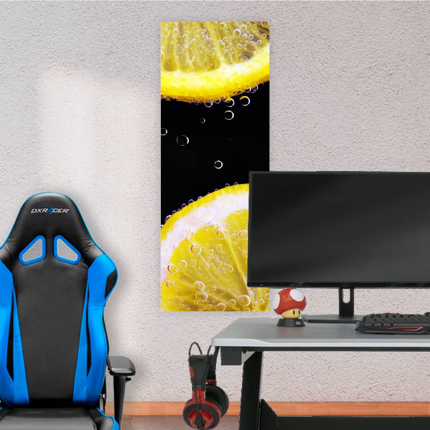 Cuadro grande 30x80cm limon agua Comida