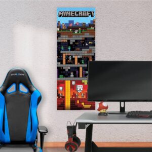 Cuadro grande 30x80cm Minecraft pisos