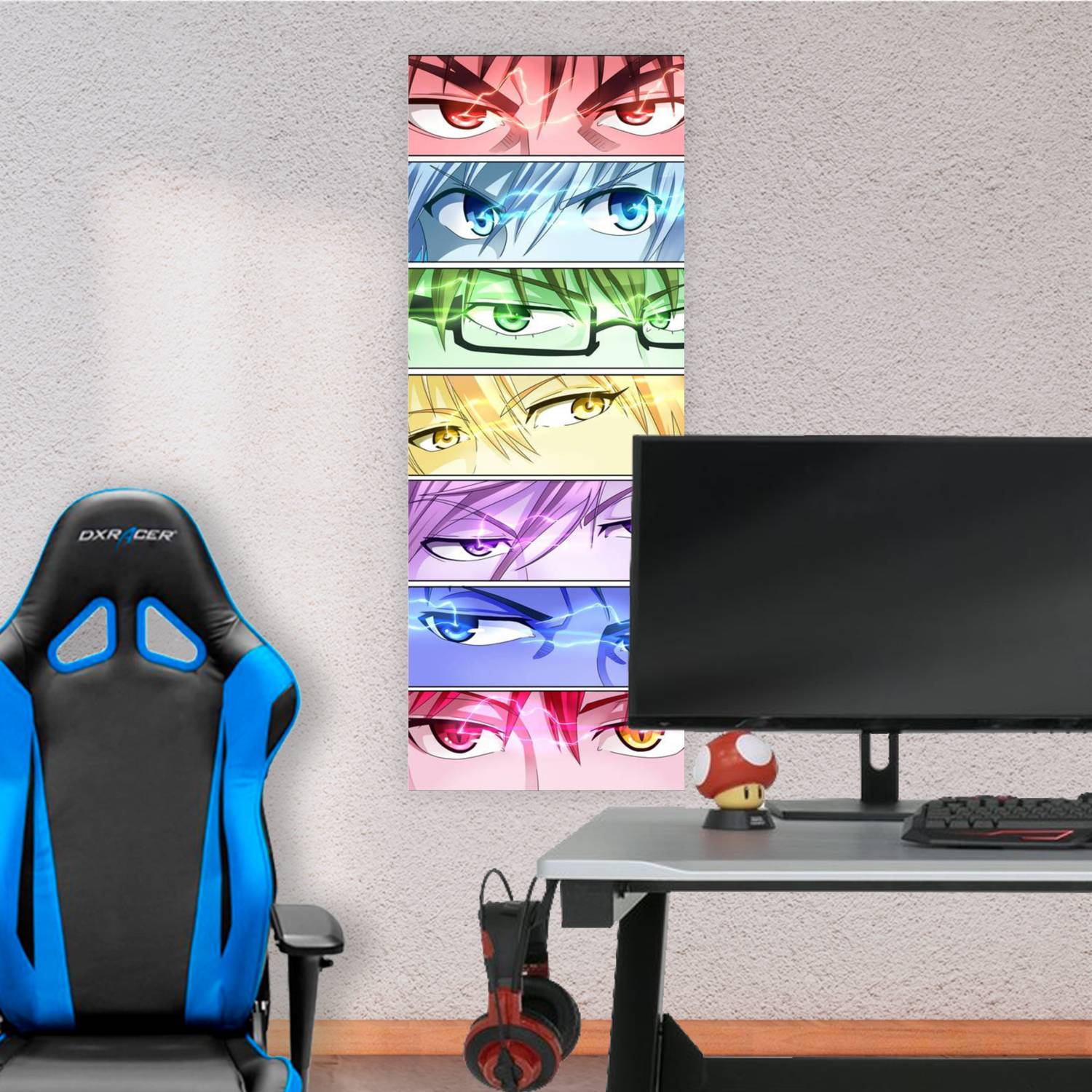 Cuadro grande 30x80cm Ojos Kuroko no Basuke