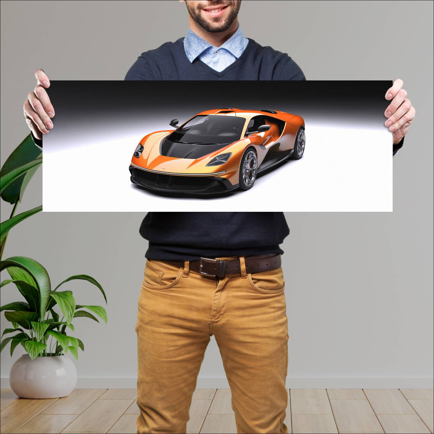 Cuadro grande 30x80cm 2025 Garagisti GP1 Garagisti
