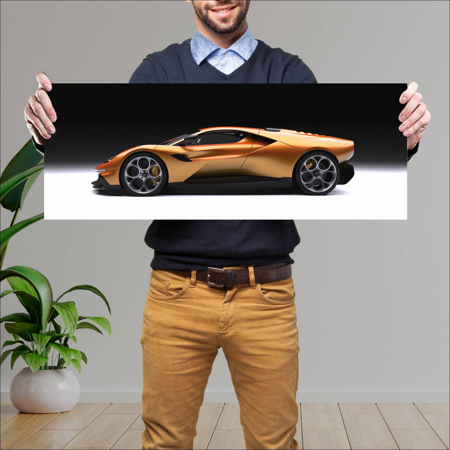 Cuadro grande 30x80cm 2025 Garagisti GP1 Garagisti