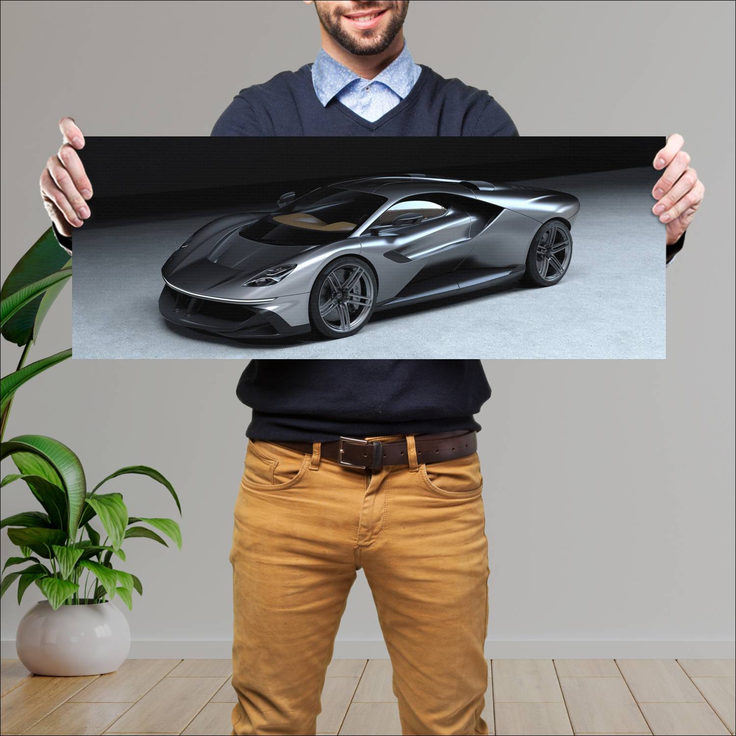 Cuadro grande 30x80cm 2025 Garagisti GP1 Garagisti