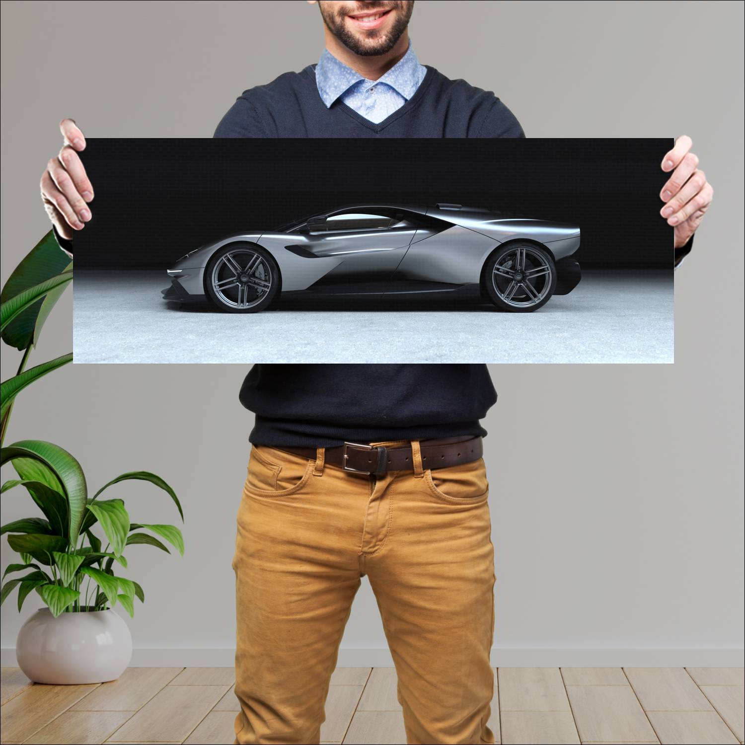 Cuadro grande 30x80cm 2025 Garagisti GP1 Garagisti