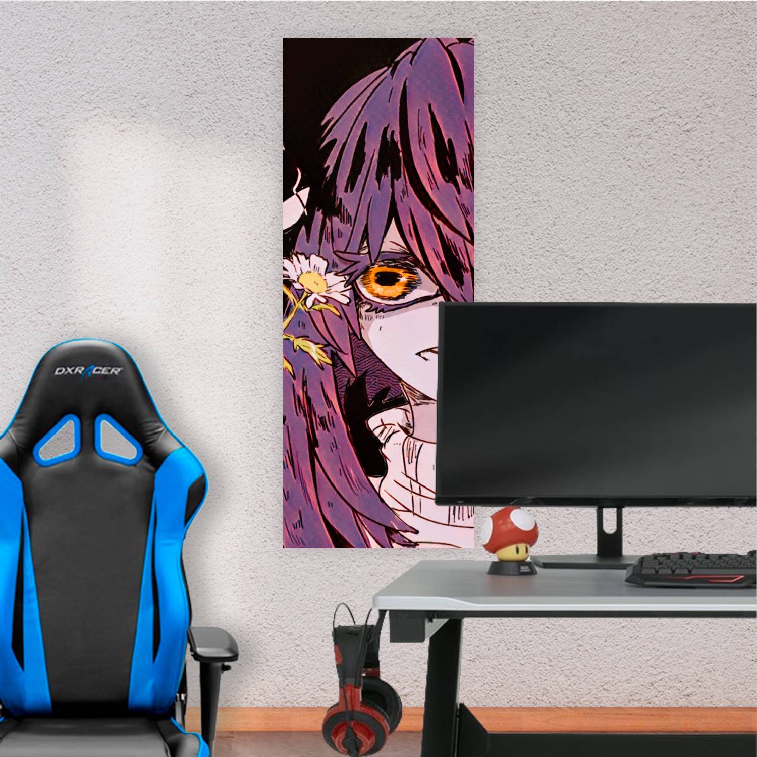 Cuadro grande 30x80cm Amo Empool Flor Gachiakuta