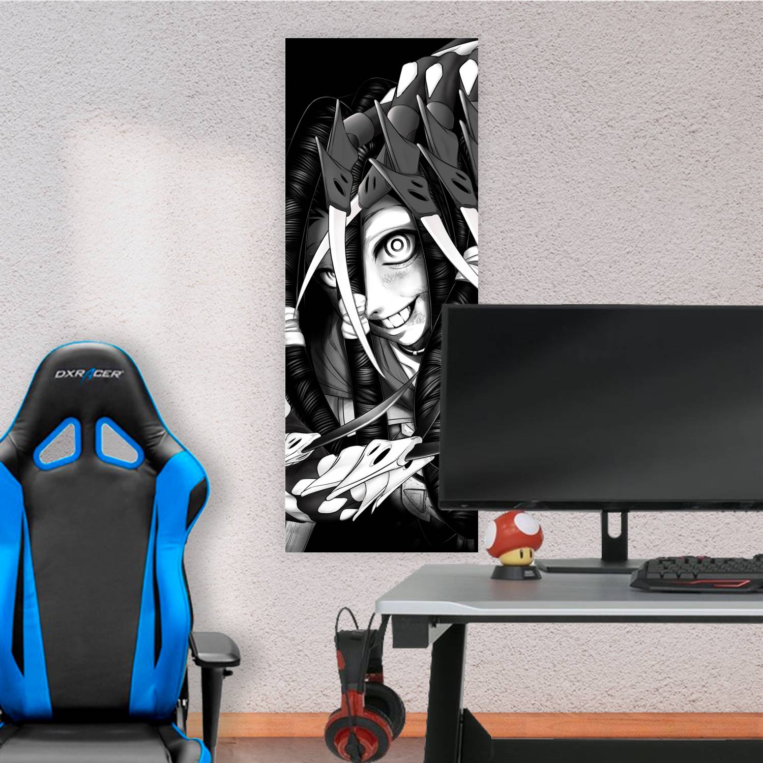 Cuadro grande 30x80cm Jabber Wonger Blanco y Negro Gachiakuta