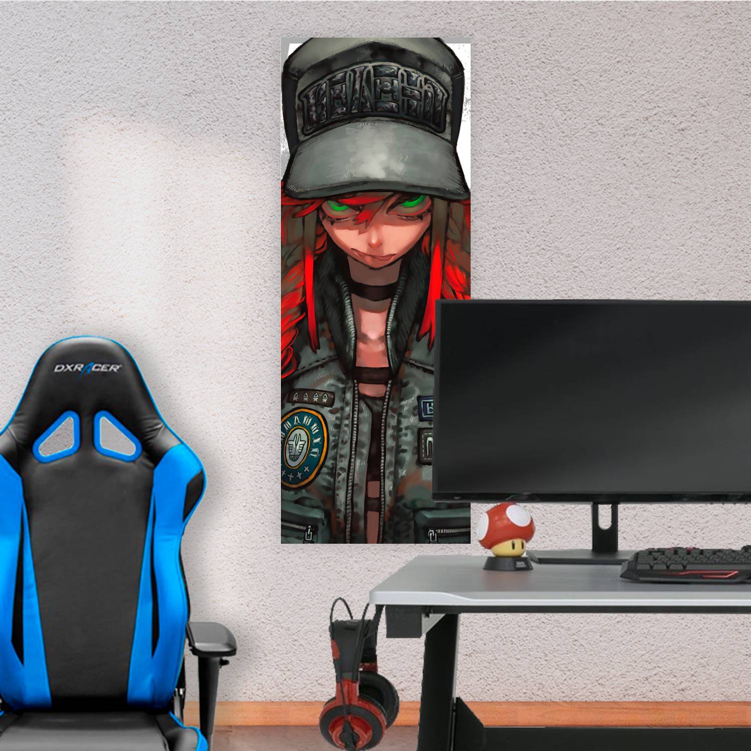 Cuadro grande 30x80cm Riyou Reaper Gorra Gachiakuta