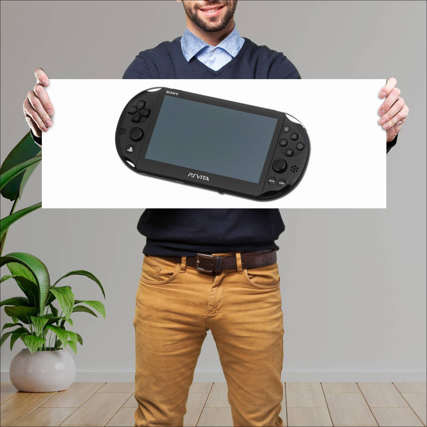 Cuadro grande 30x80cm PSVita Gamer