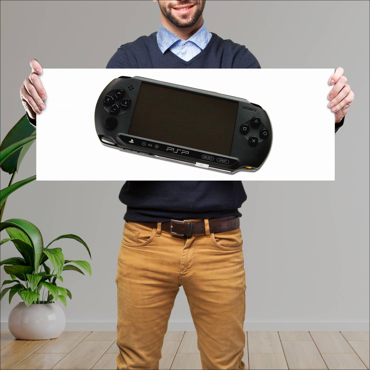 Cuadro grande 30x80cm PSP Gamer