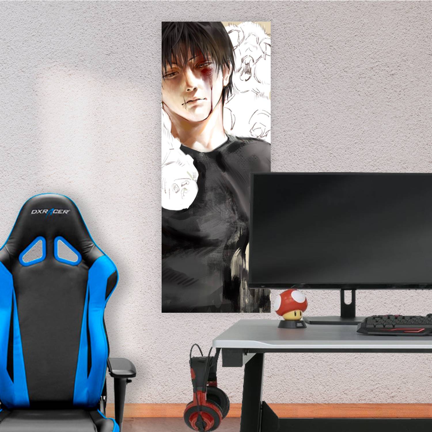 Cuadro grande 30x80cm Touji Maldicion Almacenadora Jujutsu Kaisen